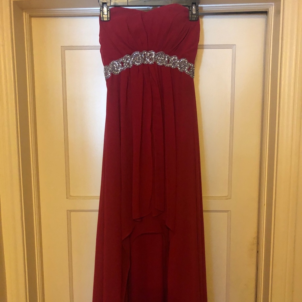 Red High Low Dress